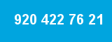 920 422 76 21 920 422 76 21